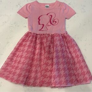 Barbie Girls' Pink Dress - Medium 7-8